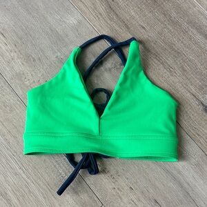 Five the Label Green halter dance top YL